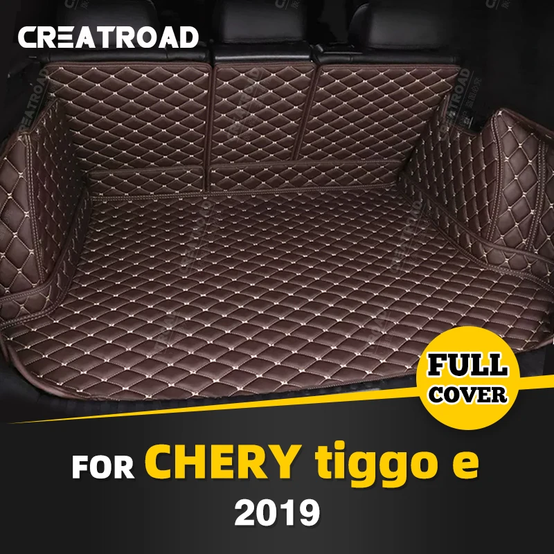 

Автомобильный коврик для багажника с полным покрытием для Chery Tiggo E 2019, противогрязный чехол для багажника автомобиля, коврик, подкладка для груза, защитные аксессуары для интерьера