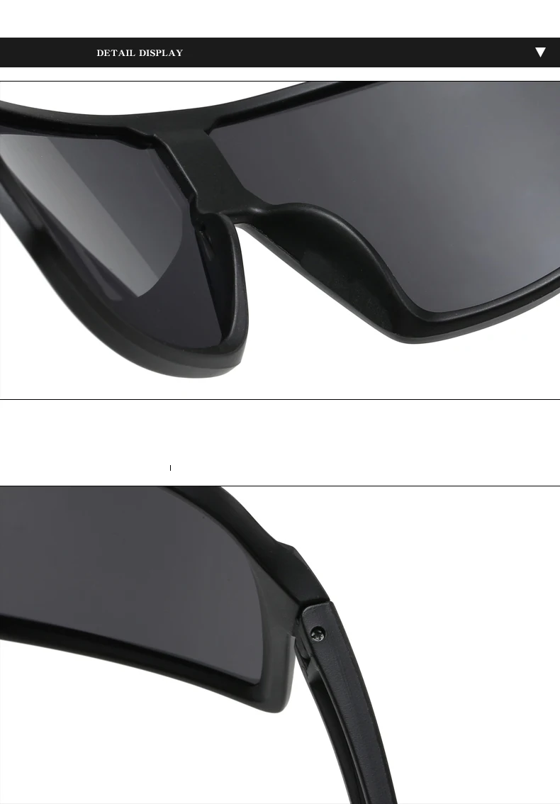 Schutzbrille Übergroße Spiegel Radfahren Sonnenbrille Männer Frauen Marke Designer Sonnenbrille Outdoor Sport Fahren UV400 Brille – Detail 15