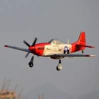 LX/Laxiang/Sky Flight Hobby P51 Red Mustang RC Propeller Warbird KIT Airplane 1