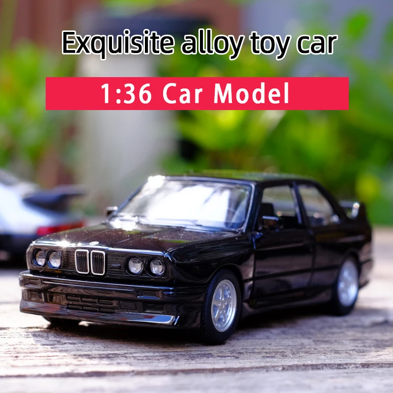 RMZ CITY 1:36 1987 Bmw M3 Vintage Car Alloy Diecast Car Model Toy
