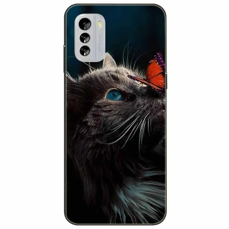 Silicone Painted Cat Animal Design TPU Soft Phone Case Cover