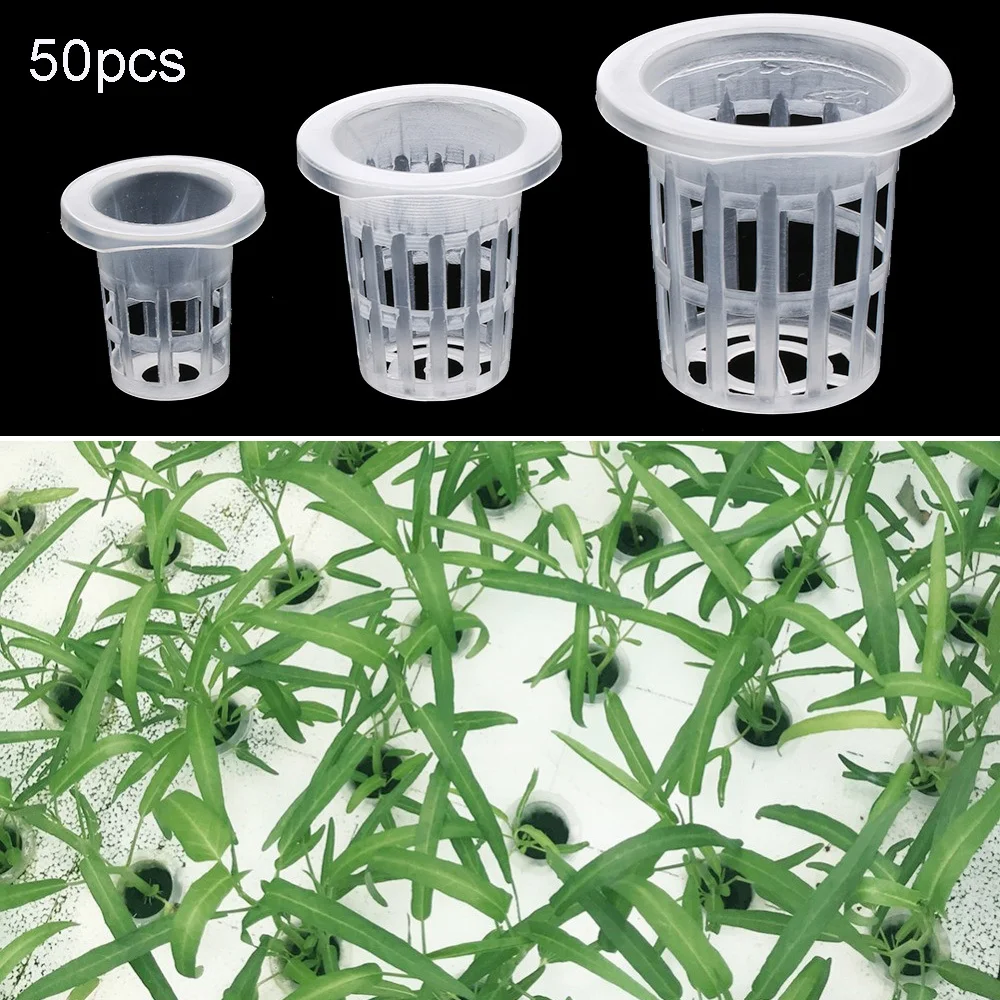 Soilless hydroponic vegetables nursery pots planting basket flower seed cultivation soilless cultivation 10/50pcs seed starter tray