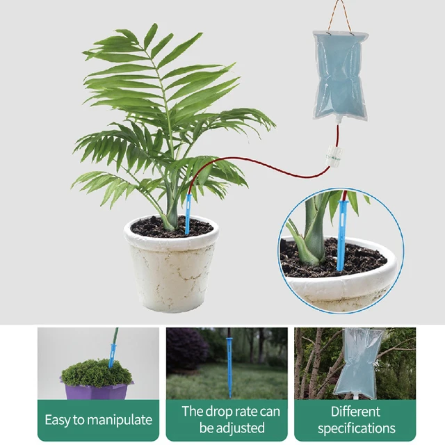 350 Ml Ön Öntözés Ültetvényes Betét Tüske Öntözőzsák Automatikus Csepegtető Infúziós Táska Életfutó Üzem Csepp Öntözőkészlet - Image 4