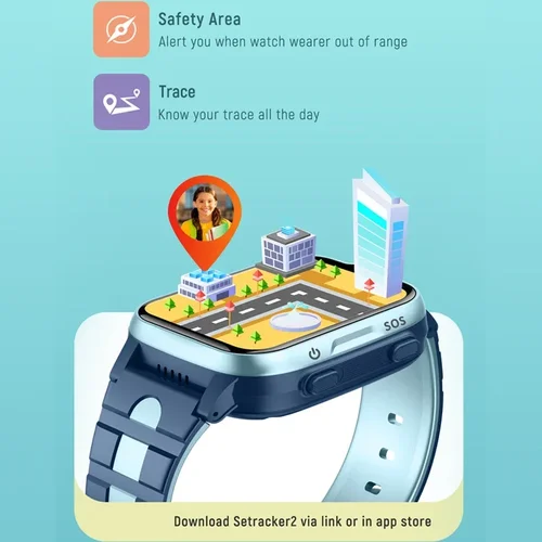 샤오미 미지아 어린이 스마트 워치 영상 통화 SIM GPS 추적기 SOS 사운드 모니터 팔찌, 방수 아기 어린이 심카드 스마트워치 2