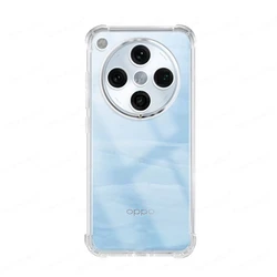 Enhanced Airbag Buffer Shockproof Clear Soft TPU Case for OPPO Find X8s (Transparent)