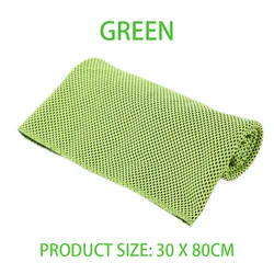Ultra Soft and Lightweight Microfiber Quick - Drying Towel - Super Absorbent for Sports, Camping, Gym, Swimming, Yoga, and Beach Adventures (Green)