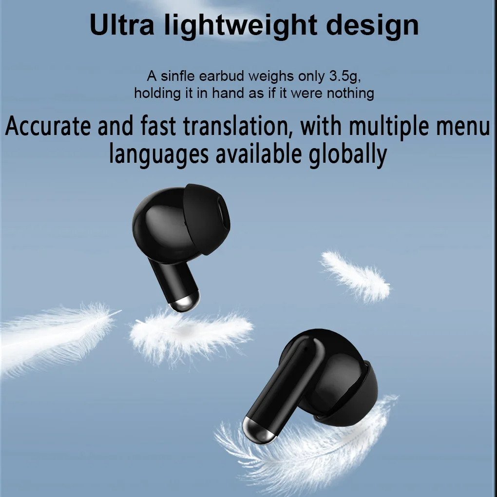 AP9X Offline Language Translation Earphones Support 144 Languages and Accents Translation Bidirectional Earphone