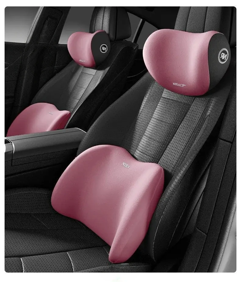 Car Neck & Lumbar Support Cushion - Premium Comfort