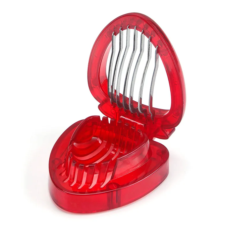 Description Picture 3 of itemStrawberry Slicer Cutter Strawberry Corer Strawberry Huller Fruit Leaf Stem Remover Salad Cake Tools Kitchen Gadget Accessories