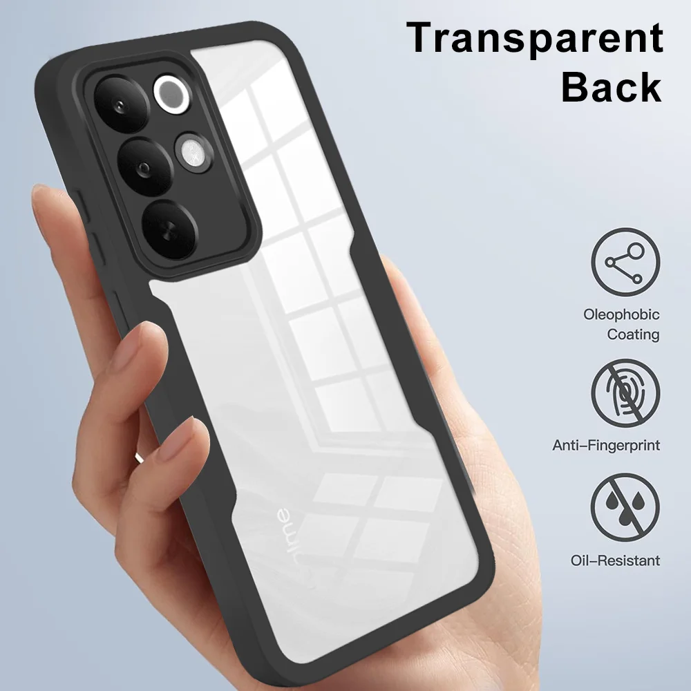 Stylish 360° Full-Wrap Silicone Shockproof Case with Screen Protector