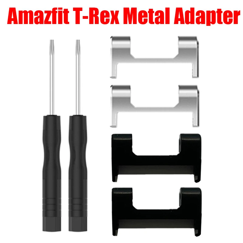 Per Amazfit T-Rex /T-Rex Pro/T Rex 2 Connettore Cinturino Per Orologio Vite Strumento Asta Adattatore In Metallo Pin Cacciaviti Accessori