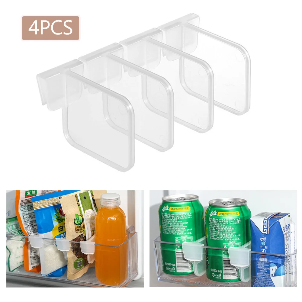 Kitchen Refrigerator Partition Storage Rack Kitchen Organizer
