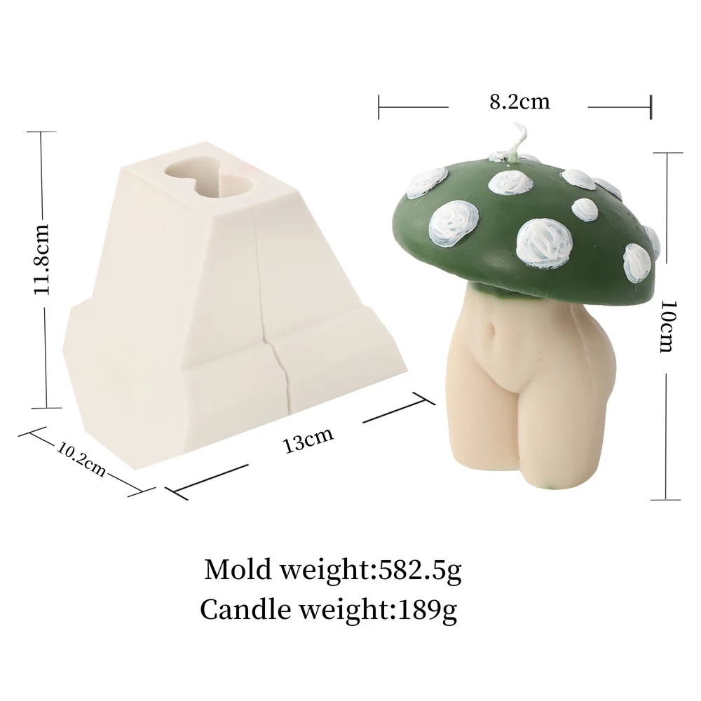 1pc Mushroom Shaped Soap Making Silicone Molds, Mushroom Pendant Silicone  Molds For Candle Resin Pillars, Aromatherapy Soap Cars Freshener Making, Shop On Temu And Start Saving