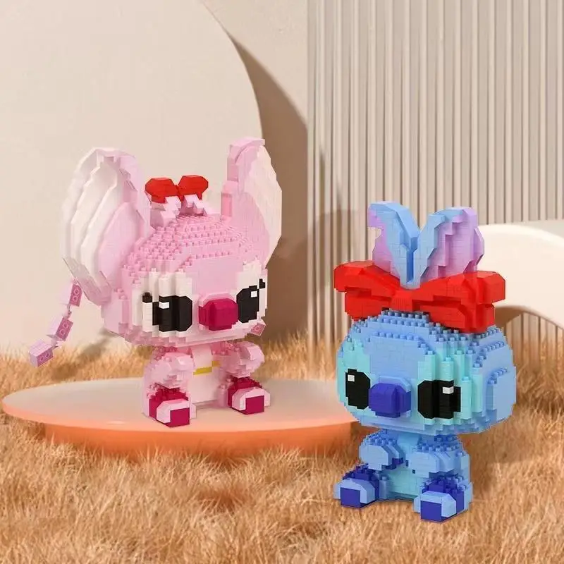 Disney Lilo & Stitch Micro-Diamond Particle Building Blocks