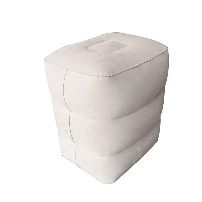 PVC Inflatable Travel Pillow Foot Rest Kids Flight Sleeping Resting Pillow On Airplane Car Bus Pillow Foot Pad 6
