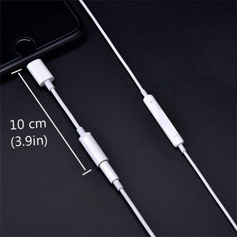 Mm Jack AUX Audio Cable Lightning Headphone Adapter for