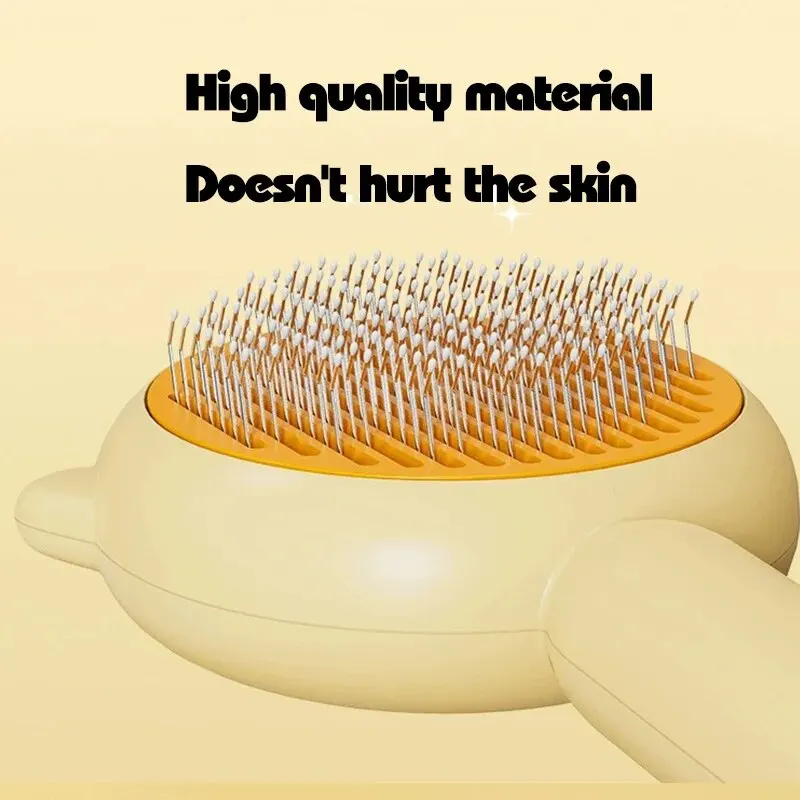 Pet Hair Comb One-Key Hair Removal Cleaning Brush for Cat Dog
