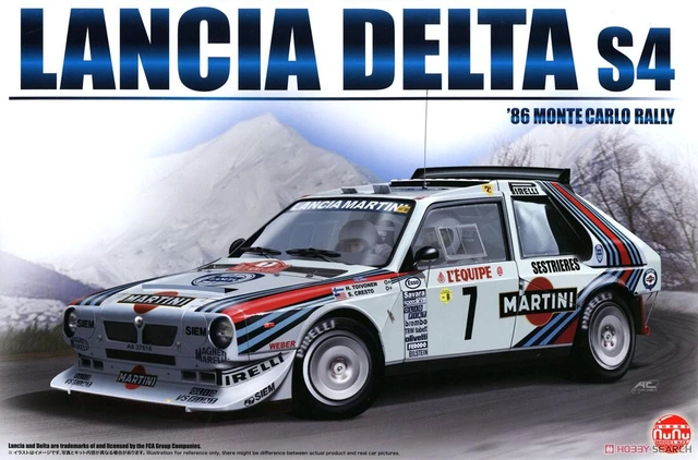 NUNU PN24030 1/24 Racing Series Lancia Delta S4 '86 Monte Carlo Rally