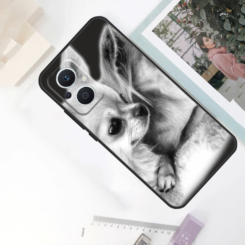 Chihuahua Floral Design Dog-Themed Phone Case