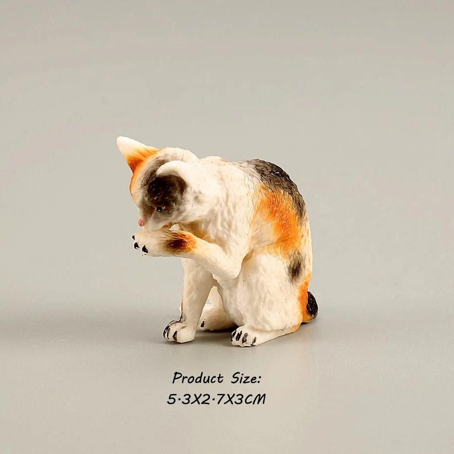 NUOBESTY 4 Pcs Modelo De Gato Estatuetas De Mini Gato Jogo De Figuras De  Gato Estatueta De Gato Realista Esculturas Realistas De Gatos Miniaturas  Copo Pequeno Filho Abdômen Gato Sortudo