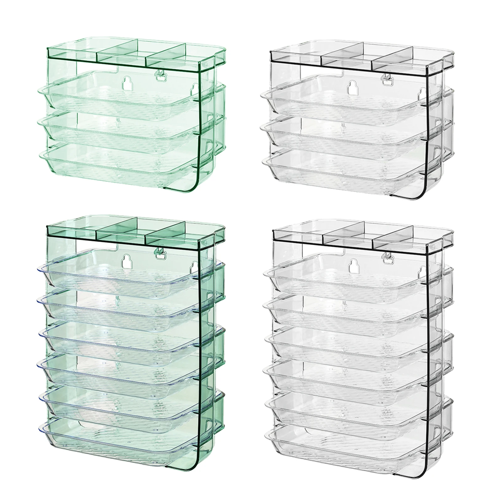 

Боковая фотография, установка, кухонная столешница/Настенная Подставка для хранения посуды, кухонный держатель