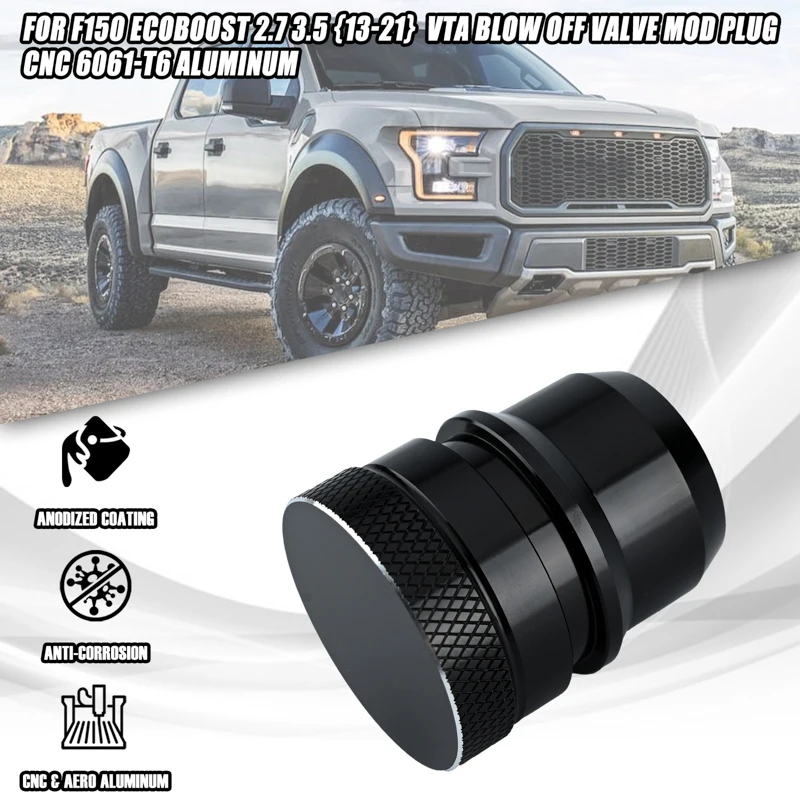 F-150 VTA 블로우 오프 밸브 모드 플러그 2.7 3.5 F150 에코부스트 13-21 액세서리, 빌렛 대기 환기구, VTA 모드 플러그 랩터 핫