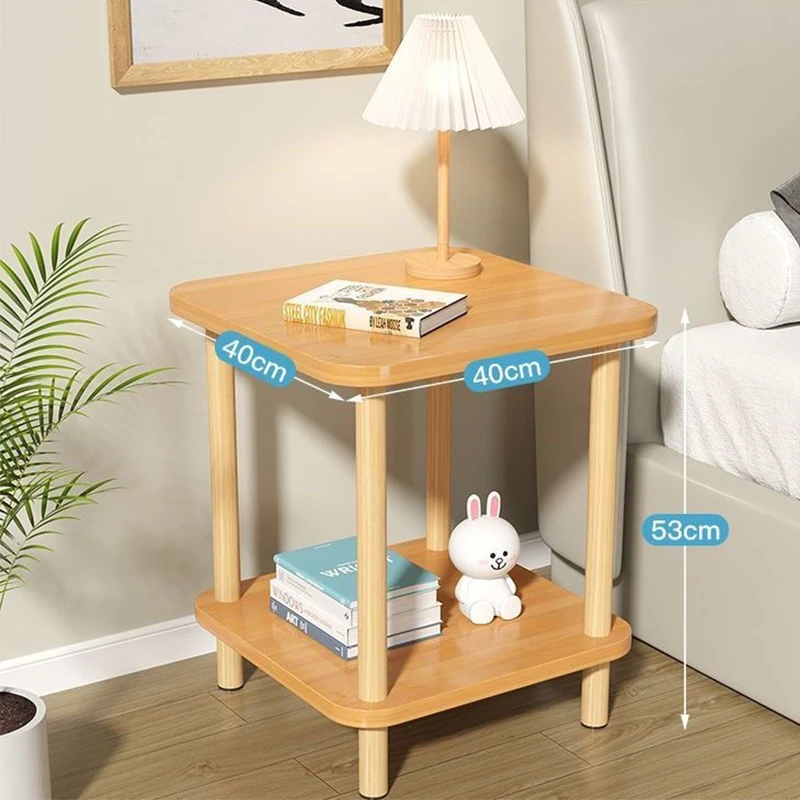 Household Simple Bedhead Table Rental House Small Tea Table Apartment Sofa Side Cabinet Bedside