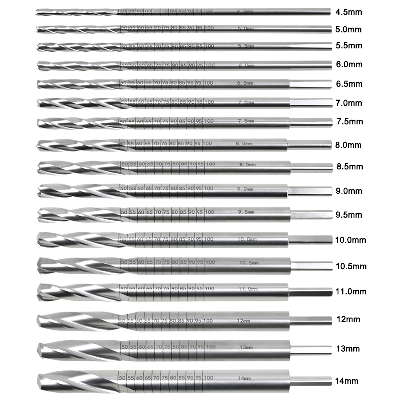 GREATLH Tibia Cannulated Drill Bits Tibia Intramedullary Nail Cannulated Drill Bit Medullary Cavity Expander Orthopedic Tool