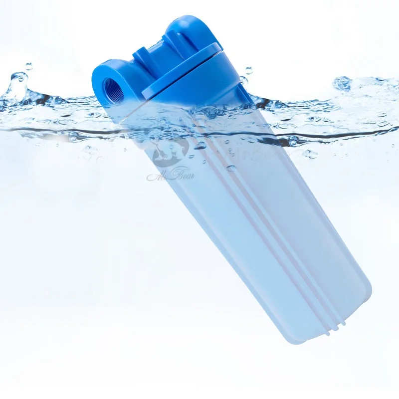 10inch Blue/White Filter Bottle Food Grade PET Water Purifier Accessories Tap Water Pre-filter