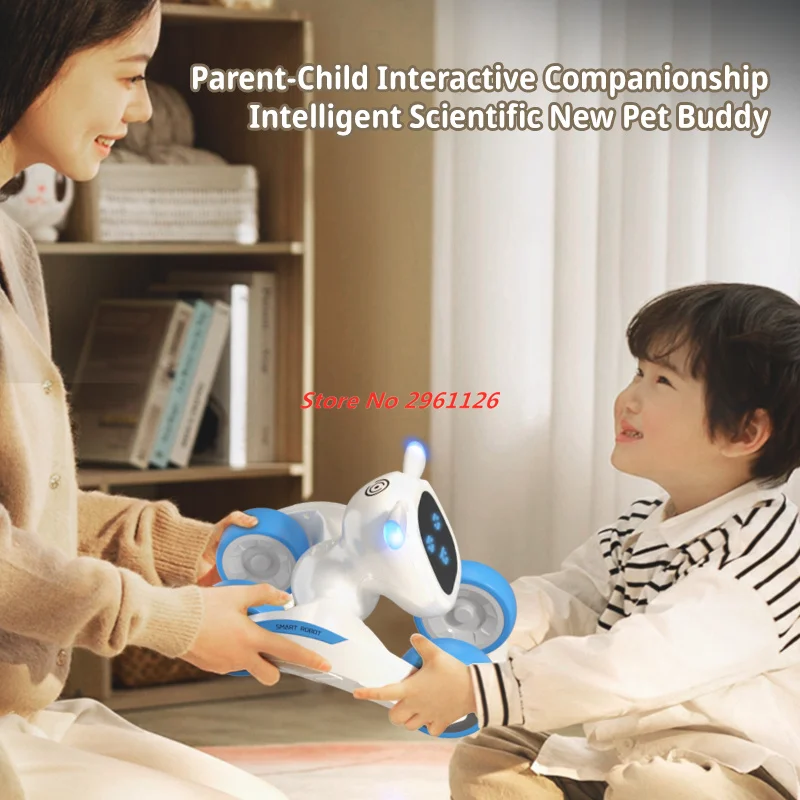Intelligent Smart RC Robot Voice Control 2.4Ghz Walk & Dance Interactive Pet Program Robot Dog Talking RC Robot Dog Pet Kid Toy 5