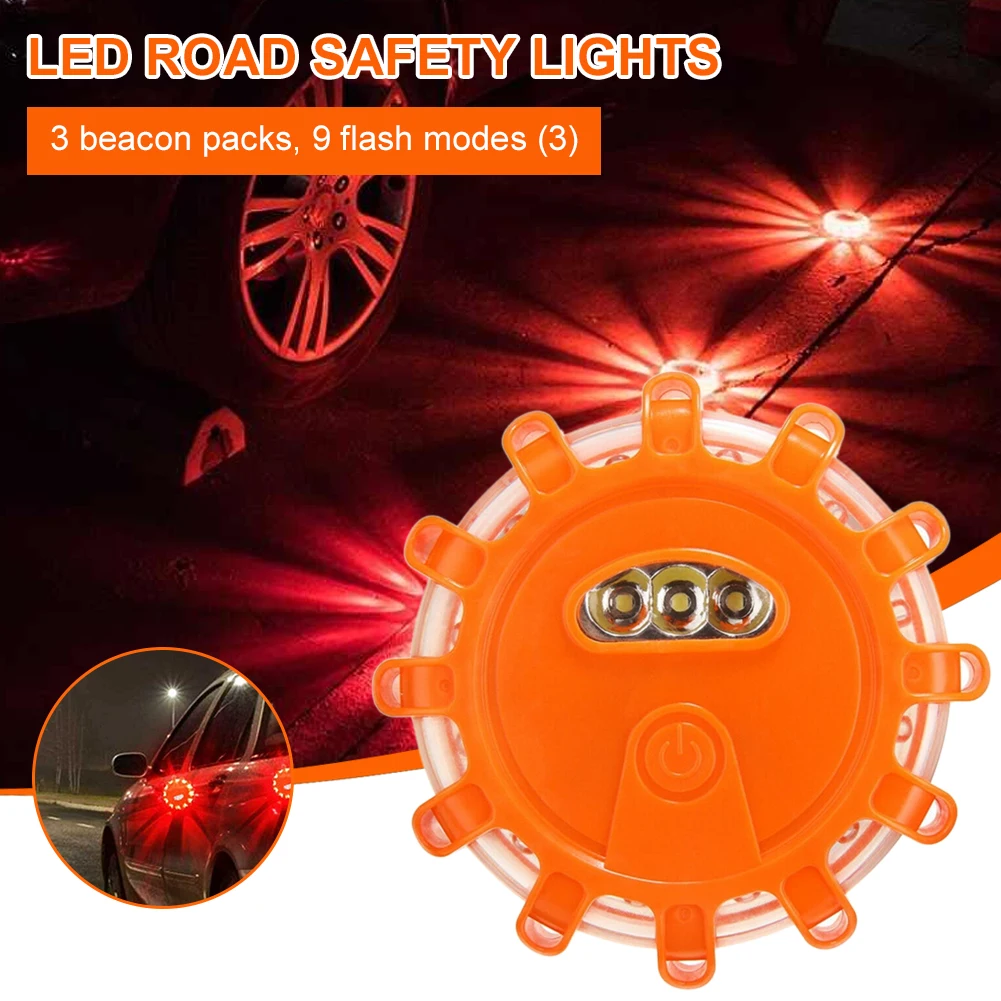New Beacon Magnetic Road Flare Flash Emergency Strobe Warning LED Safety Light 
