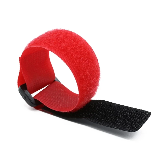 High Quality 25*2cm Lipo Battery Tie Cable Tie Down Strap Colors For RC Helicopter Quadcopter Spart part 6