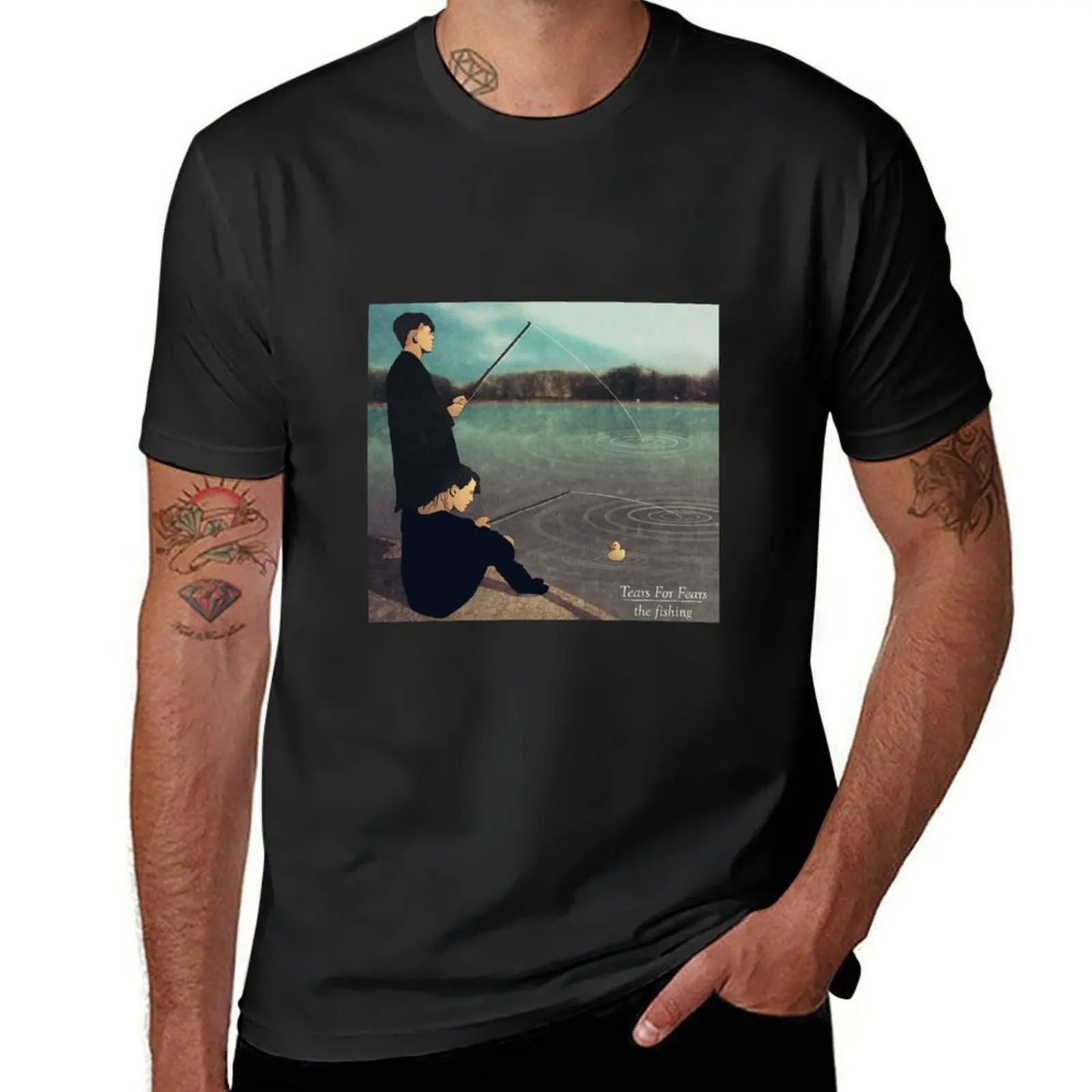 

Tears for Fears - The Fishing T-Shirt anime clothes oversized Men's cotton t-shirt