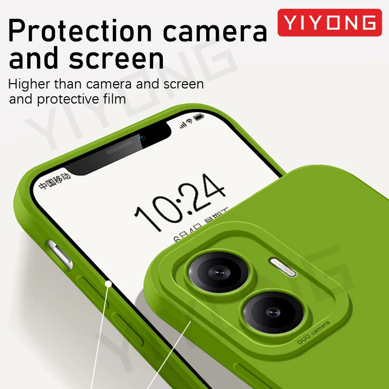 Silky Feel Liquid Silicone Soft Phone Case by YIYONG