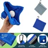 Square Golf Balls Cleaning Towel with Carabiner Hook Golf Cart Wipe Cleaner Microfiber Water Absorption Clean Golf Club Head 1