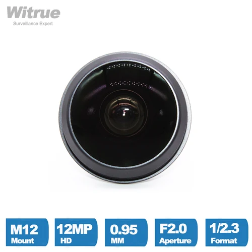 4K CCTV 렌즈, 0.95mm, 210 도 어안 F2.0, 1/2.3 인치, 650nm IR 필터, 항공 사진, 얼굴 인식 드론, FPV 카메라 렌즈 3