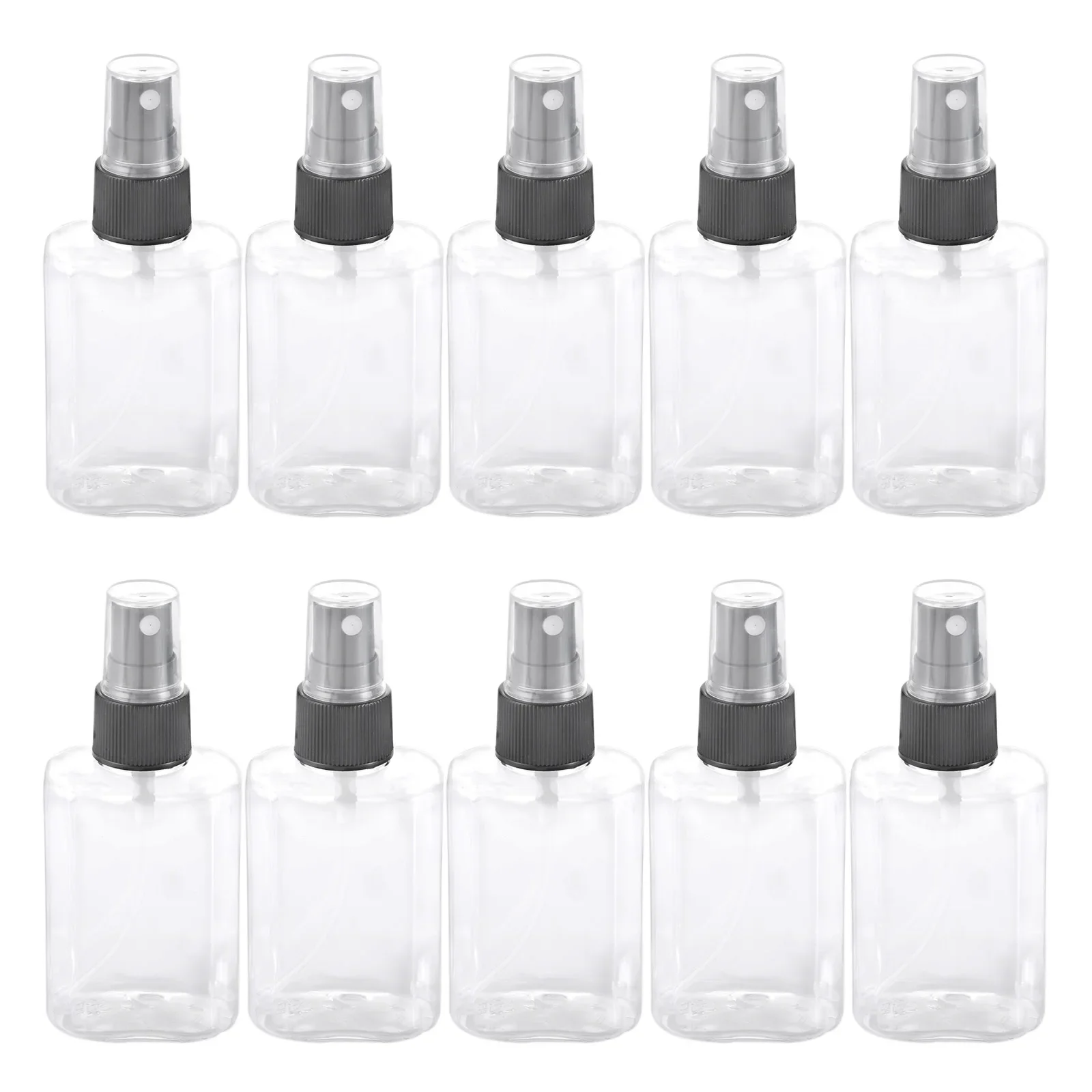 

10pcs Plastic Portable Refillable Empty Spray Bottle Perfume Atomizer Container For Travel Washable Makeup Spray Bottle 80ml