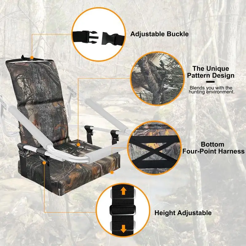 Universal Tree Stand Seat Replacement Outdoor tree stand replacement seat Adjustable Tree Stand Seat Accessories