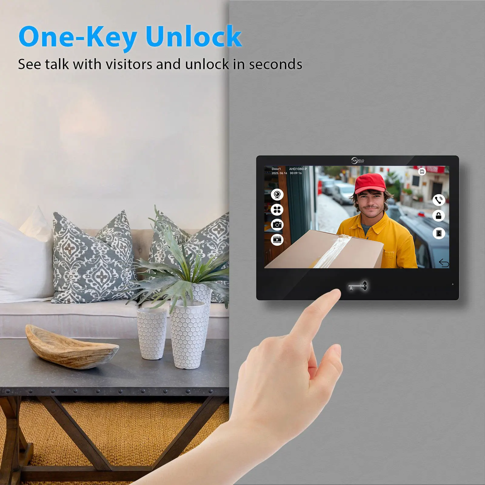 Tuya Smart Video Doorbell Intercom System for Home Apartment Gate and Door Lock