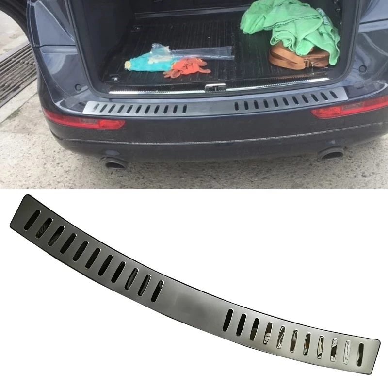 

2009-2016 защита заднего бампера, Накладка на порог двери багажника, зеркальная поверхность, хромированная нержавеющая сталь, Стайлинг автомобиля, аксессуары для Q5