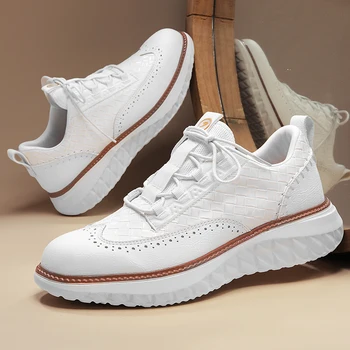 Summer large-sized men's shoes with comfortable soft soles, casual shoes, fashionable and versatile, anti-slip sports shoes 1