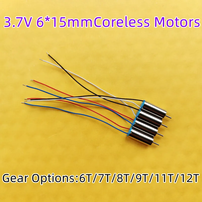 

0615 615 Coreless High Speed CW CCW Motor for DIY Indoor Mini RC Drone Quadcopter Helicopter Spare Parts 6T 7T 8T 9T 11T 12T