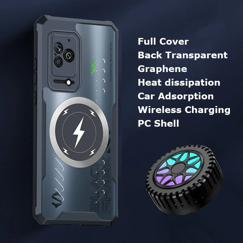 Heat Dissipation Transparent Soft Back Phone Case with Full Cover Protection
