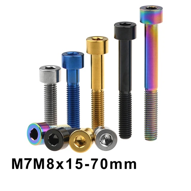 m10 x1.5 Stud (45mm) 20-10-15mm - Titanium MTB & Motorcycle Parts and Bolts