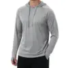 Men's Long Sleeve Hooded Sweatshirt UPF 50+ Sun Protection Athletic Gym Fishing Cycling Quick Dry Tops 1