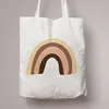 Rainbow Lady Canvas Shopping Tote Bag Shoulder Bag Lady Handbag Simple Fashion Large-capacity Shopping Bag Woman 5