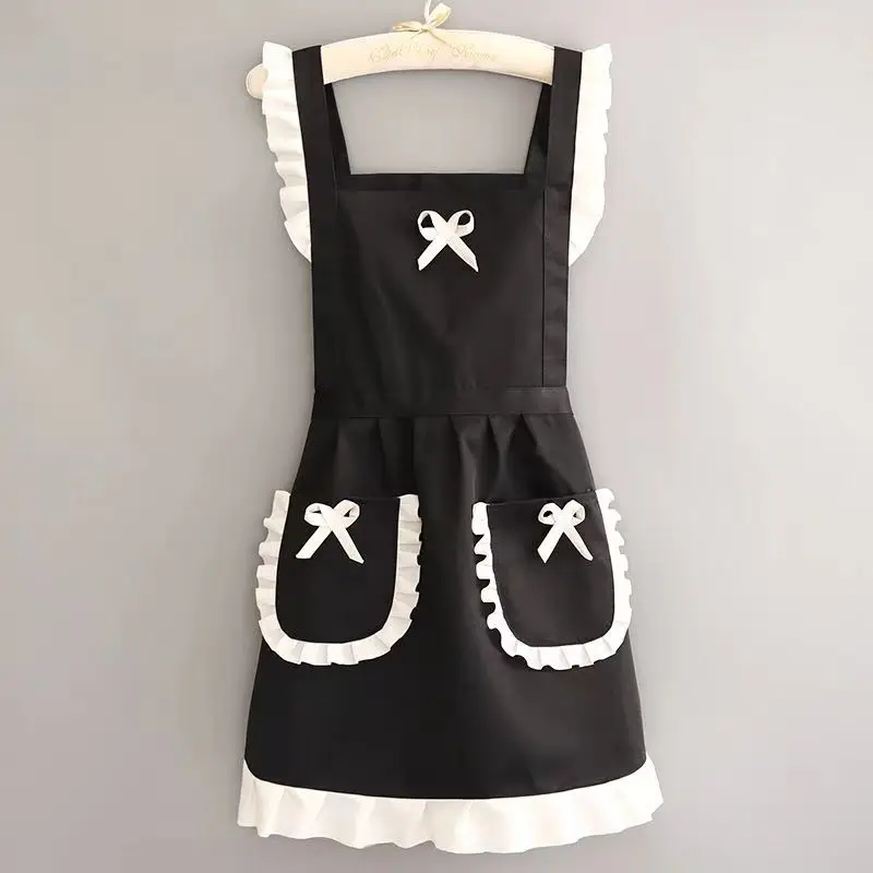 Casual Canvas Cooking Apron with Simple Cute Visual Style - itsapron