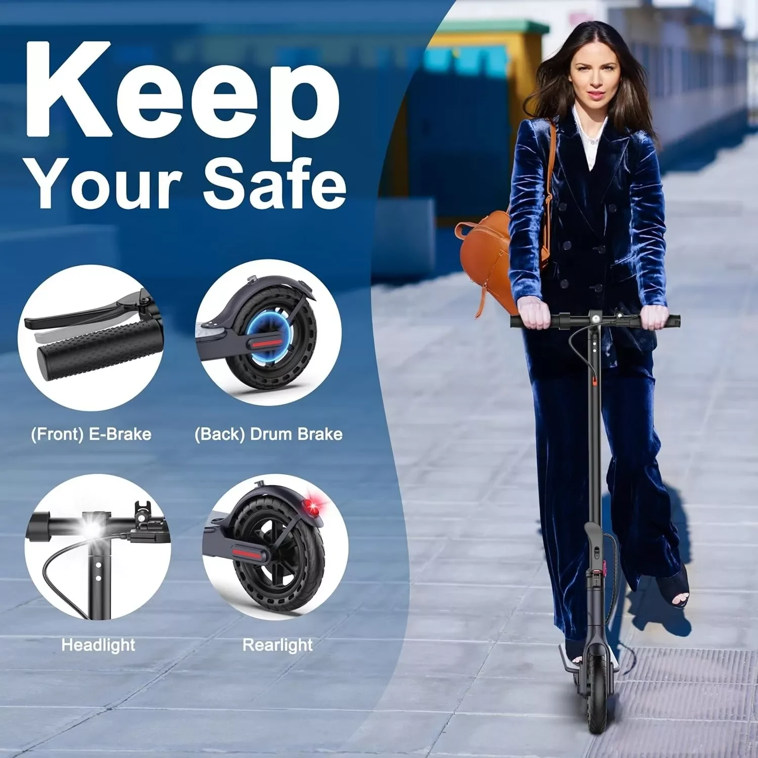 350W Foldable Electric Scooter 6