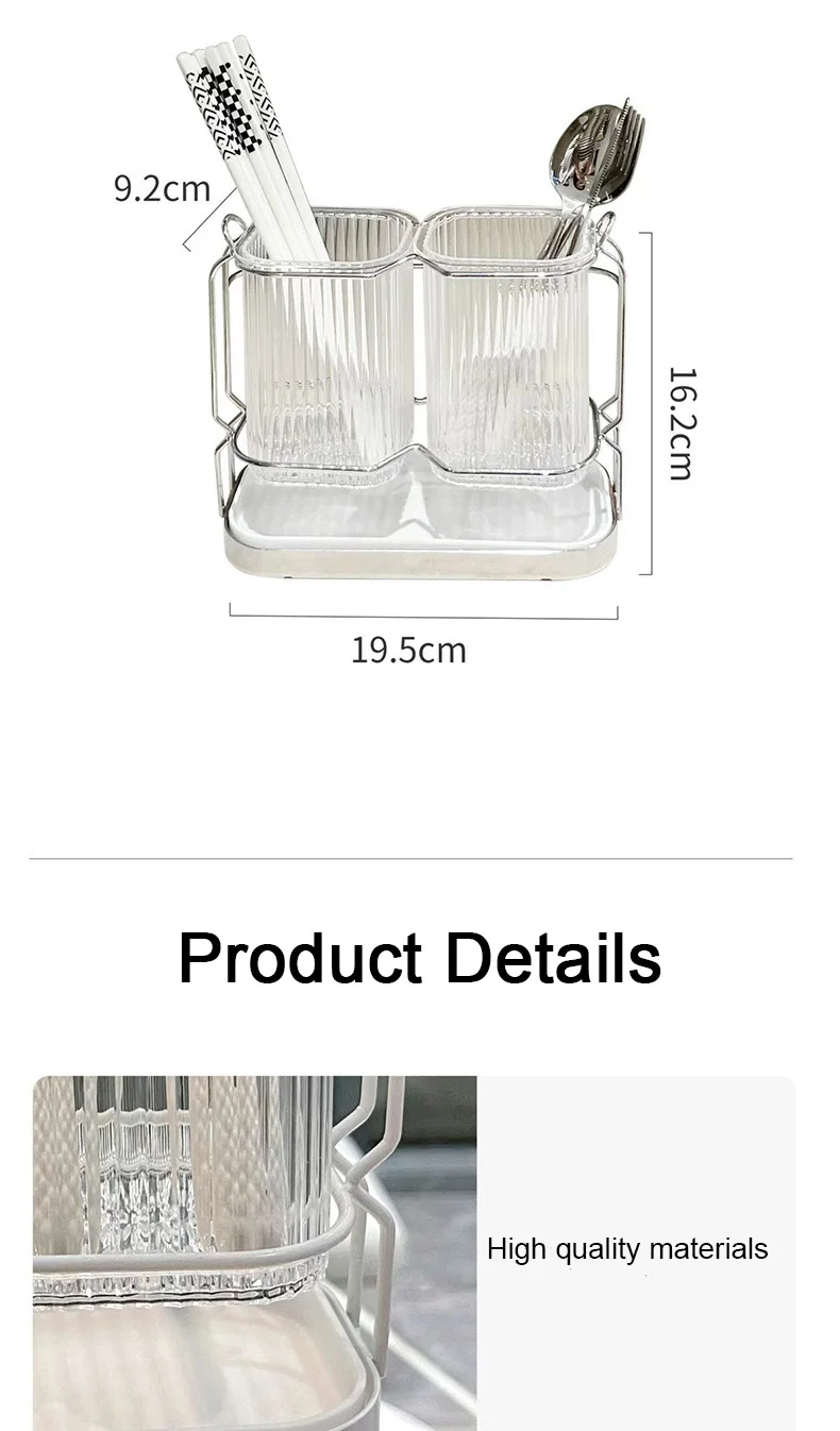 Kitchen Cutlery Holder Desktop Cutlery Drain Rack Nordic Light Luxury Cutlery Storage Rack Fork Spoon Holder Tableware Organizer 18 küchexyz.de S4741d4777dd741e2bdd191f846e32a93S küchexyz.de Best Price | Fast Delivery |Quality Product Kitchen Cutlery Holder Desktop Cutlery Drain Rack Nordic Light Luxury Cutlery Storage Rack Fork Spoon Holder Tableware Organizer