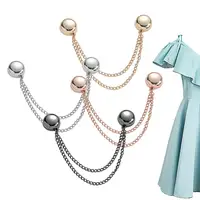 Multi-Functional 4Pcs/Set Magnetic Clothing Clips Magnet Brooch Boutonniere Pins Delicate Clothing Skirt Pants Accessories 1